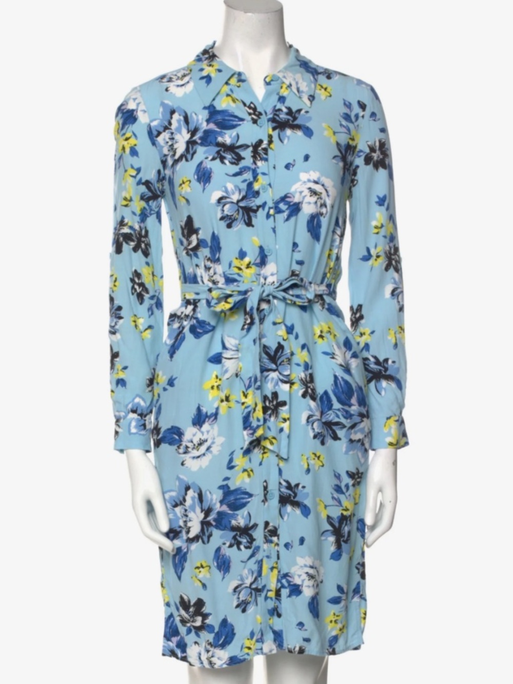 Diane Von Furstenberg Floral Shirt Dress